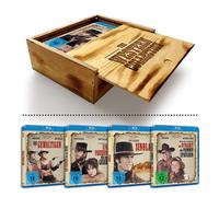 Western Collection Holzbox 4 Blu-Ray - Coffret "Bois" - Import Exclusif Allemand
