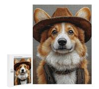 Western Corgi Charm Puzzle 500 Pièces Educa Jouet en Bois Cadeau Unique Décoration Intérieure Jeu Éducatif Challenge Toy Adultes Et Enfants À Partir De 14 Ans 500 PCS