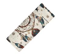 Western Cowboy Dream Catcher imprimé tapis de yoga pour homme caoutchouc naturel antidérapant, avec sacs tapete para ejercicio 180,3 x 66 cm pour salle de sport à domicile