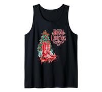 Western Cowboys, Howdy Christmas and Tree, Bottes de Cowboy Débardeur