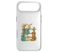 Western Cowgirl Turquoise Guitar Boots & Sunflower Aesthetic Coque pour iPhone Air