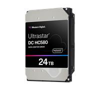 WD Ultrastar DC HC580 WUH722424ALE6L4 - Disque dur - 24 To - interne - 3.5" - SATA 6Gb/s - 7200 tours/min - mémoire tampon : 512 Mo