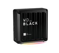 WD_BLACK D50 Game Dock, (2 x Thunderbolt 3, Display Port 1.4, 2 xUSB-C, 3 x USB A, entrée/sortie audio et Gigabit Ethernet Éclairage RVB personnalisable) Noir