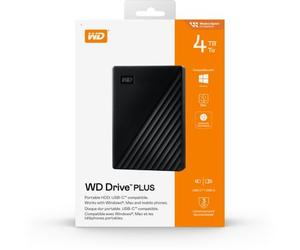 Western Digital - Disque Dur Externe Drive Plus 4tb