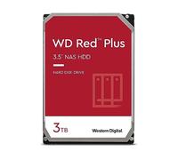 Western Digital Disque dur interne rouge 3 To (3,5 pouces, disque dur NAS, 5400 tr / min, SATA 6 Gbit / s, technologie NASware, pour les systèmes NAS en fonctionnement continu) Rouge