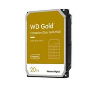 Western Digital Gold HDD 20To 7200RPM 512Mo SATA III 3.5" pour Serveur/Station de travail, MTBF 2.5M heures, niveau sonore 20dB