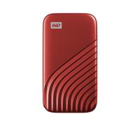 Western Digital Disque SSD externe My Passport SSD 1 To, USB-C, 1050/1000 Mo/s, Rouge