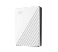 Western Digital My Passport Disque dur externe portable avec protection par mot de passe et logiciel de sauvegarde automatique, blanc, 5 To - Western DigitalBPKJ0050BWT-WESN