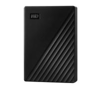 WD My Passport WDBR9S0060BBK - Disque dur - chiffré - 6 To - externe (portable) - USB 3.2 Gen 1 - AES 256 bits - noir