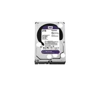 Western Digital Purple WD23PURZ HDD 2To 3.5" SATA pour Surveillance, 24/7, 180To/an, 64 Caméras Max., 21dB, MTBF 1M h, 3.8W Lecture/Écriture
