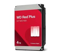 WD Red Plus - Disque dur - 4 To - interne - 3.5" - SATA 6Gb/s - 5400 tours/min - mémoire tampon : 128 Mo