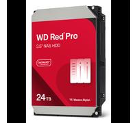 Western Digital Red Pro WD241KFGX - HDD 24 To 3.5" SATA 7200 tr/min, Cache 512 Mo, Transfert 287 Mo/s, Charge de travail 550 To/an