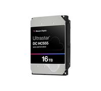 Western Digital Ultrastar DC HC555 HDD 16 To 7200 RPM 512 Mo Cache SATA III 3.5" pour Serveur/Station de travail - MTBF 2.5M heures