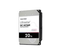 Western Digital Ultrastar DC HC560 20 To HDD 3.5" SATA 7200 RPM 512 Mo Cache, Interface 6 Gbit/s, MTBF 2.5M heures, Charge de travail 550 To/an