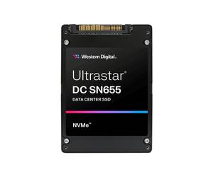 Western Digital Ultrastar DC SN655 30.7 To SSD U.3 PCIe 4.0 NVMe 1.4 TLC 3D NAND Lecture 6100 Mo/s Ecriture 3400 Mo/s 1052k IOPS Lecture 660k IOPS Ecriture