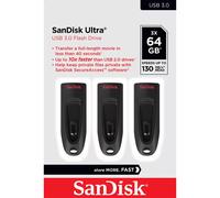 Western Digital Ultrastar SanDisk Ultra lecteur USB flash 64 Go USB Type-A 3.2 Gen 1 (3.1 Gen 1) Noir