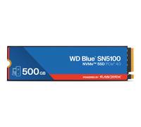 SanDisk SSD NVMe WD Blue SN5100 500 Go M.2 2280 PCIe Gen4 6600MB/s nCache 4.0 SanDisk 3D CBA NAND