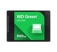 Western Digital WD Green SATA 500 Go, jusqu'à 545 Mo/s, 2,5"/7 mm, garantie 3 ans, disque SSD interne (WDS500G5G0A-00CPT0)