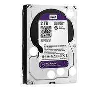 Western Digital - WD Purple 2To - Disque dur interne pour la vidéo surveillance avec technologie Allframe 4K™ - 3.5" SATA 6 Go/s, 180To/an, 64Mo Cache, 5400rpm - WD20PURZ