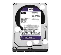 Western Digital - WD Purple 6To - Disque dur interne pour la vidéo surveillance avec technologie Allframe 4K™ - 3.5" SATA 6 Go/s, 180To/an, 64Mo Cache, 5400rpm - WD60PURZ