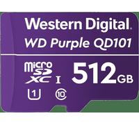 Wd purple sc qd101 wdd512g1p0c - carte mémoire flash - 512 go - micros