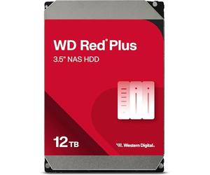 Western Digital WD Red Plus Disque dur interne 12 To, CMR, 3,5", SATA 7 200 tr/min, 512 Mo de mémoire cache, garantie fabricant 3 ans, WD120EFGX-AJP Pack écologique