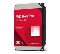 WD Red Pro WD202KFGX - Disque dur - Enterprise - 20 To - interne - 3.5" - SATA 6Gb/s - 7200 tours/min - mémoire tampon : 512 Mo