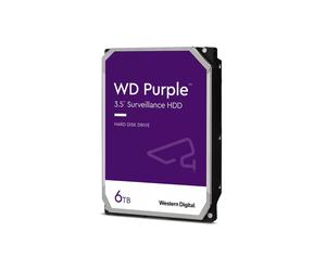 Western Digital WD64PURZ HDD 6To 3.5" SATA III 5400 RPM Mémoire Tampon 256 Mo pour PC - Poids 570g