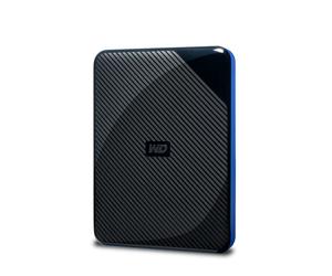 Western Digital WDBDFF0020BBK-WESN disque dur externe 4 To USB Type-A / USB Type-C 3.2 Gen 1 (3.1 Gen 1) Noir, Bleu