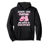 Western Femme Maman Danse Country Sweat à Capuche