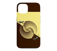 Western Fence Lizard Vortex, Version 2 Coque pour iPhone 13