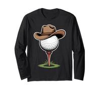 Western Golf Cowboy Swing Rodeo Sports Style Game Manche Longue