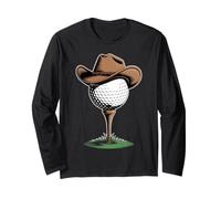 Western Golf Cowboy Swing Rodeo Sports Style Game Manche Longue