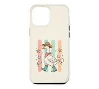 Western Goose Chapeau de Cowboy Bottes drôles Oies Silly Bird Lover Coque pour iPhone 12 Pro Max