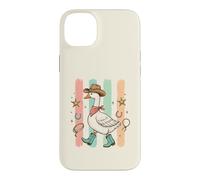 Western Goose Chapeau de Cowboy Bottes drôles Oies Silly Bird Lover Coque pour iPhone 14 Plus