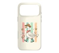 Western Goose Chapeau de Cowboy Bottes drôles Oies Silly Bird Lover Coque pour iPhone 17 Pro Max