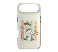 Western Goose Chapeau de Cowboy Bottes drôles Oies Silly Bird Lover Coque pour iPhone Air