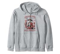 Western Gunslinger Día de Los Muertos Sweat à Capuche