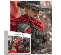Western Gunslinger Puzzle de 1 000 pièces pour adultes - Fond de bataille - Puzzle d'activités familiales - Coloré - Puzzle pour décoration d'intérieur - Cadeaux 50 x 70 cm