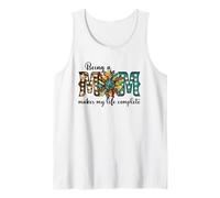 Western Leopard Sunflower Mothers Day Design Being A Mom Débardeur