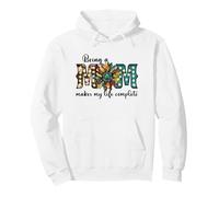 Western Leopard Sunflower Mothers Day Design Being A Mom Sweat à Capuche