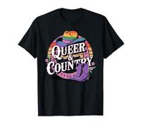 Western LGBTQ Queer and Country Rainbow Pride T-Shirt