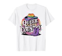 Western LGBTQ Queer and Country Rainbow Pride T-Shirt