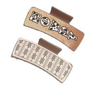 Western Print Hair Clips, Leather Hair Claw, Square Hair Clip, Hair Claw Clip, Multi Purpose Hair Clip, Hair Accessories For Work, Travel Hair Clip, Hair Claw, Hair Clip For Dating