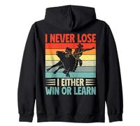 Western Rider I Never Lose Win Or Learn Cowgirl Rodeo Sweat à Capuche