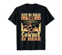 Western Rider No Dread The Cowboy Is Here Cowgirl Rodeo T-Shirt