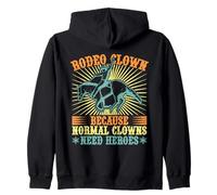 Western Rider Rodeo Clown Cowgirl Rodeo Sweat à Capuche