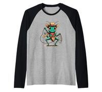 Western Rodeo Chapeau de Cowboy Grasshopper Texas Animals Manche Raglan