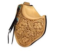 Western Saddle Tapaderos ME-WTS-050D Paire d'étriers en cuir fait main