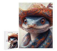 Western Snake Hat Art Puzzle 1000 Pièces Educa Jouet en Bois Cadeau Unique Décoration Intérieure Jeu Éducatif Challenge Toy Adultes Et Enfants À Partir De 14 Ans 500 PCS